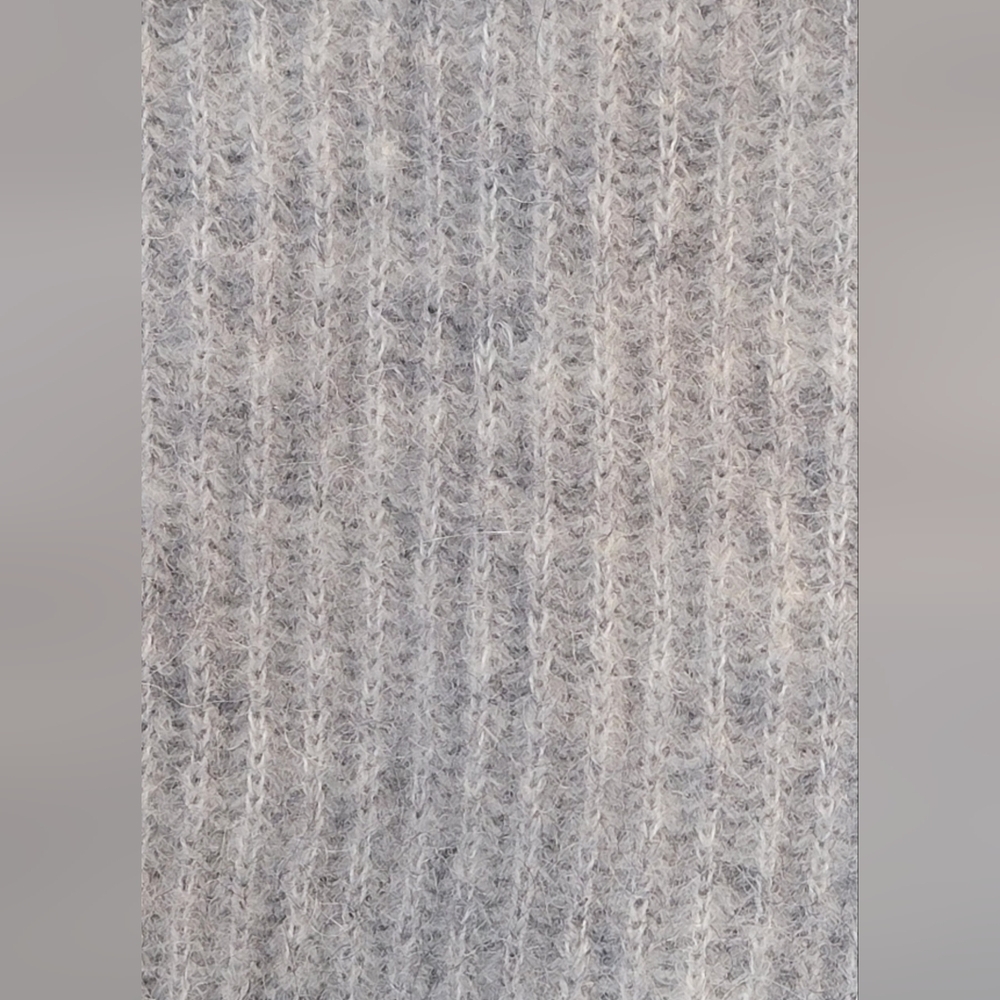 Banana Republic Heritage Wedge Crew Sweater Womens LP Gray Wool Alpaca Blend Rib - Picture 8 of 12